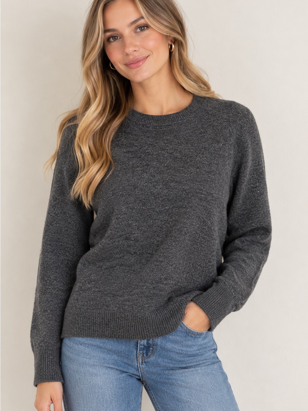 H&M Crewneck Sweater 🩶